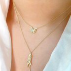 Diamond Butterfly Necklace - Carter's Collective Fine Jewelry