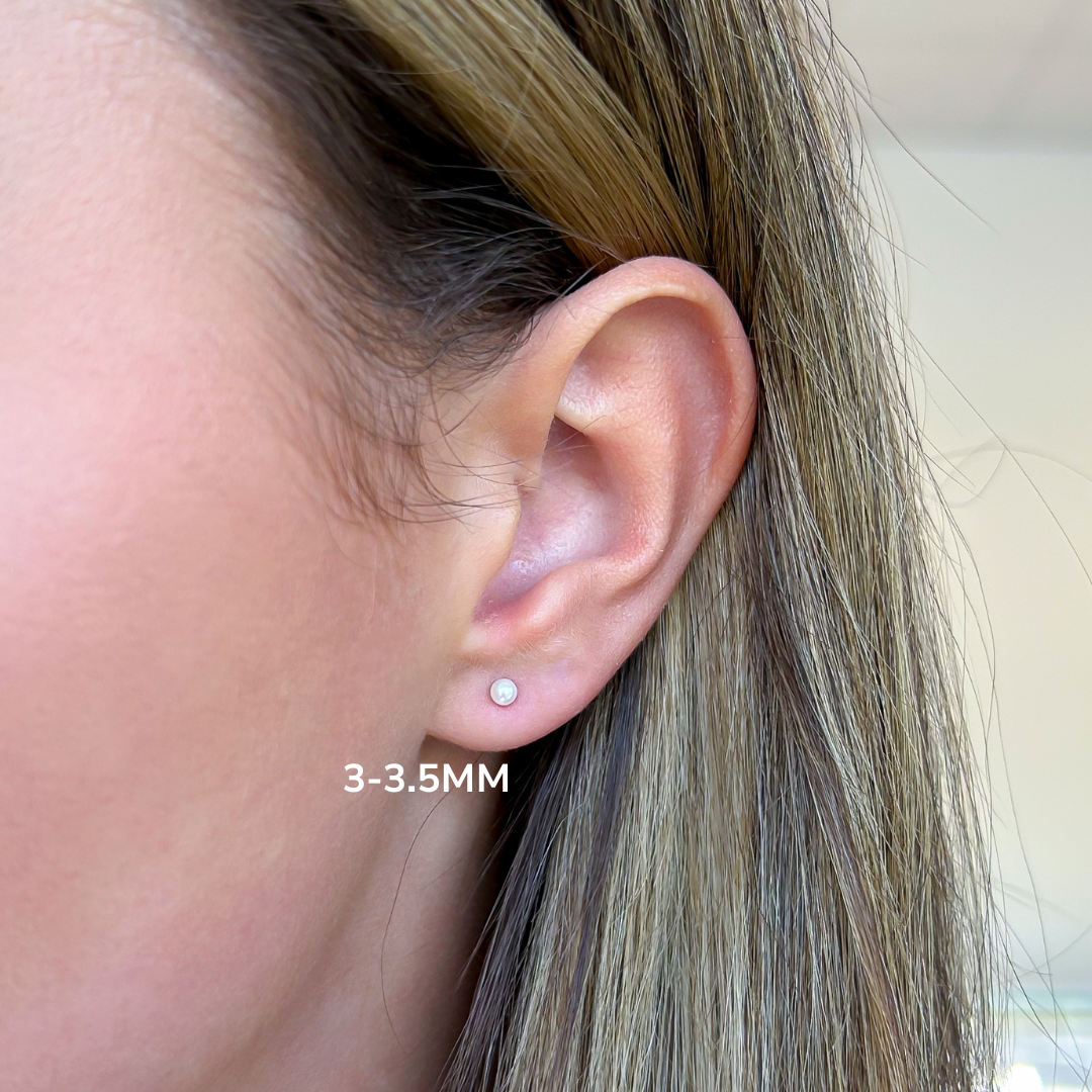 Saltwater Pearl Studs - Carter's Collective Fine Jewelry