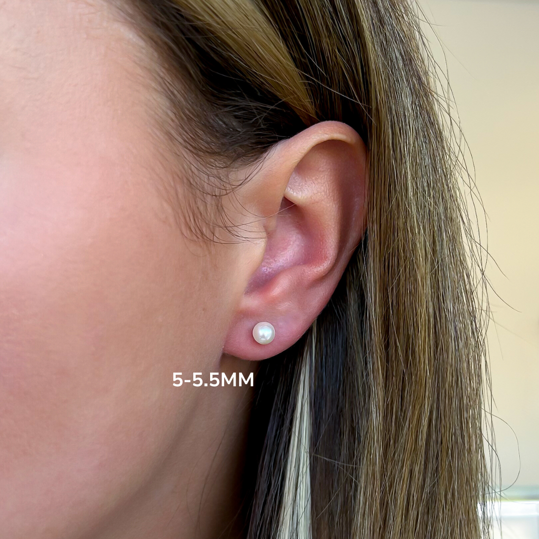 Saltwater Pearl Studs - Carter's Collective Fine Jewelry