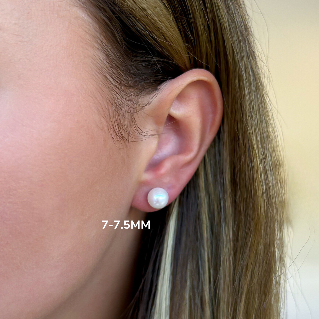 Saltwater Pearl Studs - Carter's Collective Fine Jewelry
