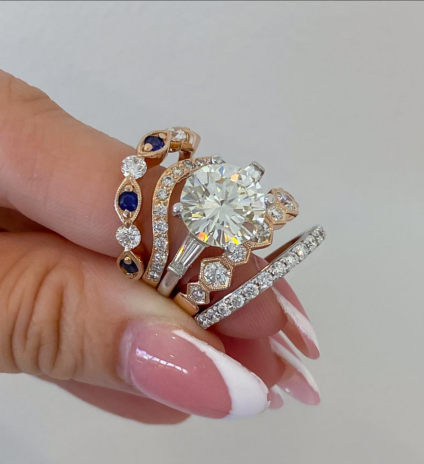 Azalea Marquise Cut Natural Diamond Solitaire Engagement Ring, 0.91 CTTW