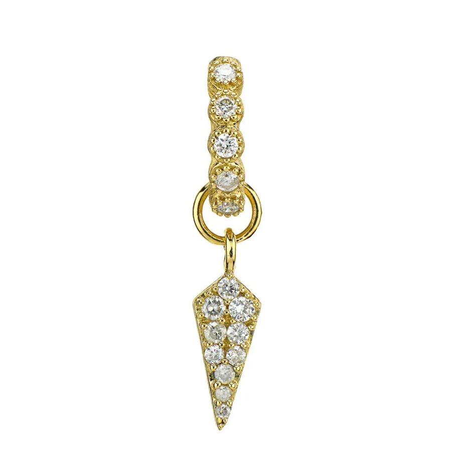 Petite Diamond Dagger Earring Charm (Single)