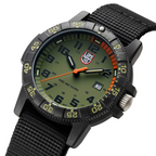 Luminox Leatherback Sea Turtle Giant Green Dial with Web Strap, 44mm - Carter's Collective Fine Jewelry