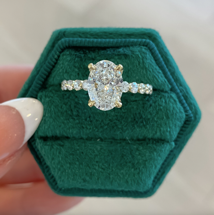 Aster Customizable Lab Grown Diamond Engagement Ring - Carter's Collective Fine Jewelry