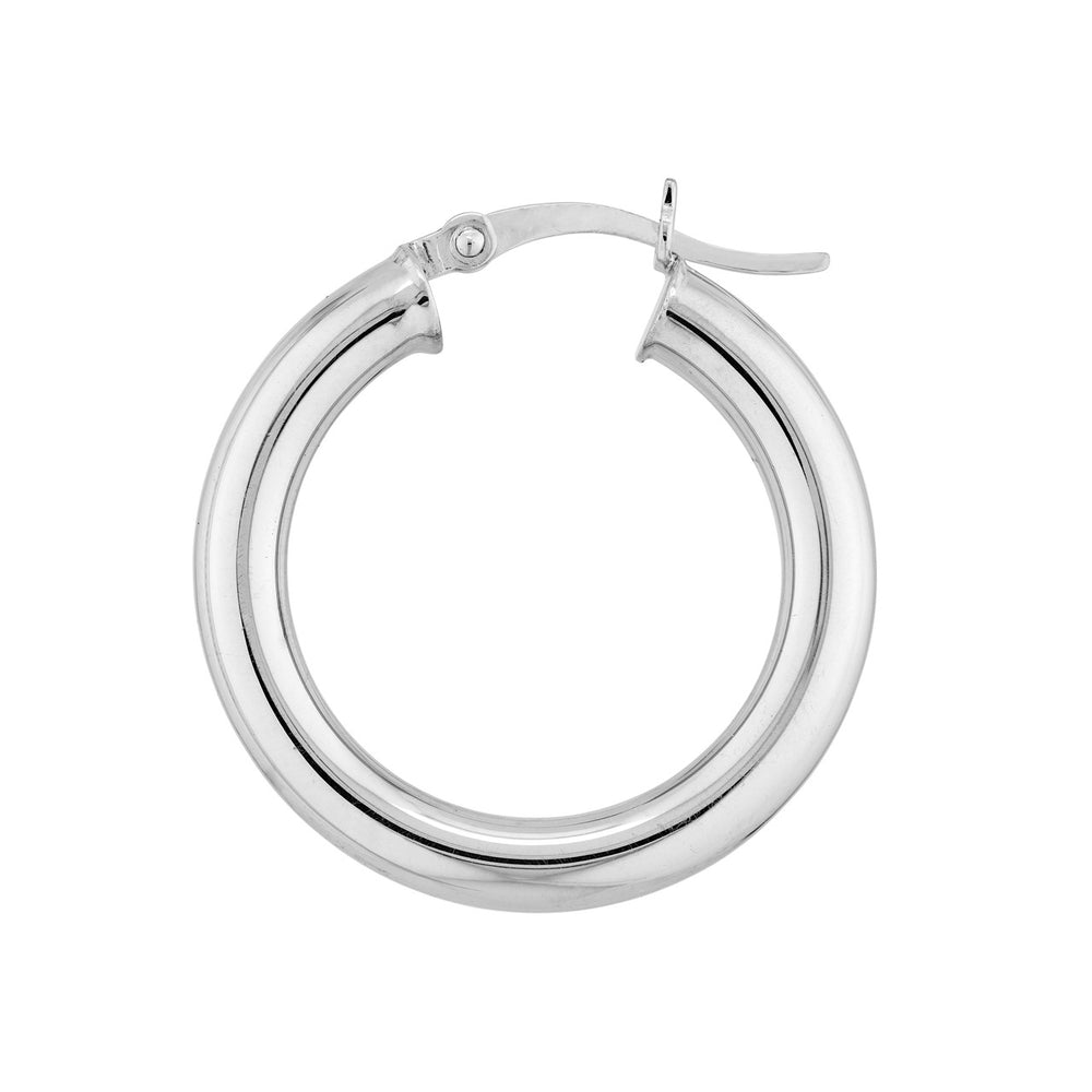 
                  
                    Plain Round Puff Hoop Earrings
                  
                