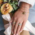 Paper Clip Chain Story Catcher Charm Bracelet - Carter's Collective Fine Jewelry