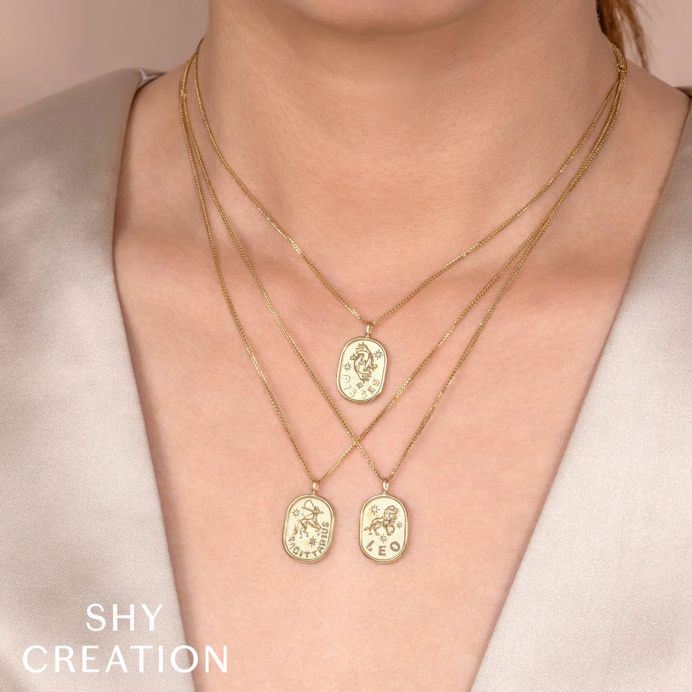 Zodiac Scorpio Pendant with Chopin Chain - Carter's Collective Fine Jewelry