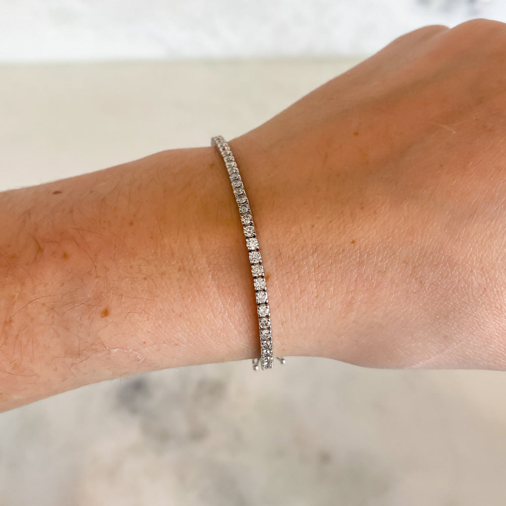 Classic Four Prong Diamond Tennis Bracelet, 3.12 CTTW - Carter's Collective Fine Jewelry
