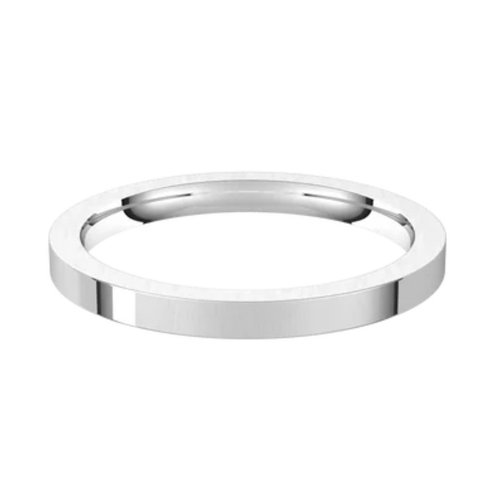 Flat Stackable Band, 2mm