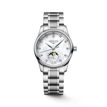 Longines Master's Collection Moonphase Watch - Stainless Steel, 34mm - Carter's Collective Fine Jewelry