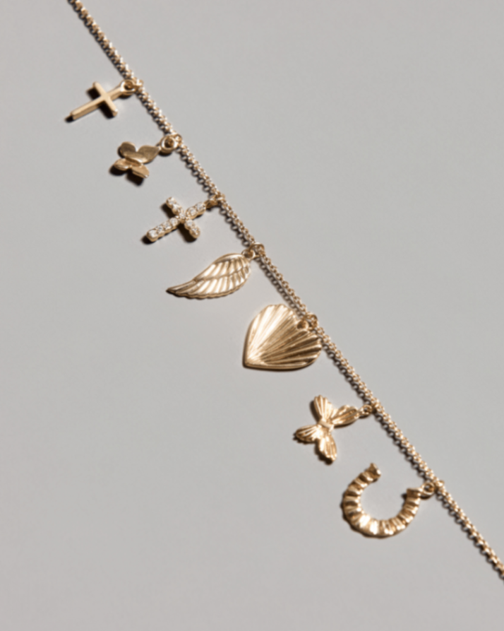 Petite Fluted Heart Charm - Carter's Collective Fine Jewelry