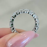 Lab Grown Round Brilliant Cut Diamond Eternity Band, 4.00 CTTW