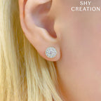 Diamond Cluster Studs - Carter's Collective Fine Jewelry