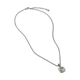 Previously Loved David Yurman Petite Albion Diamond and Prasiolite Pendant Necklace (Sold As Is)