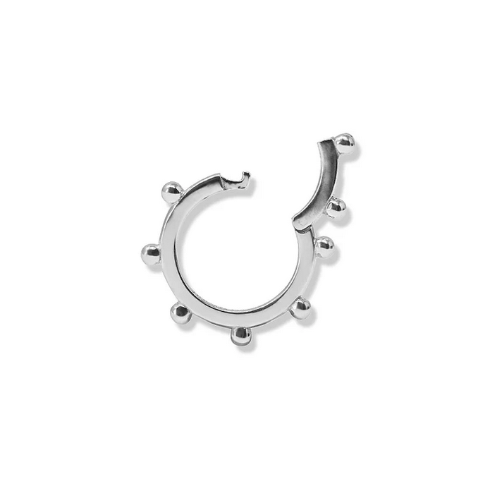 Sterling Silver Dew Drop Marine Story Catcher Charm Holder - Carter's Collective Fine Jewelry