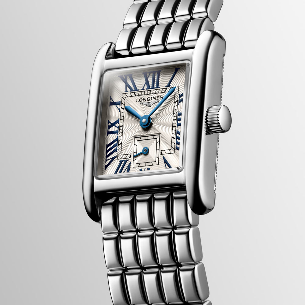 
                  
                    Longines "Mini Dolcevita" Watch with Silver "Flinqué" Dial, 29mm - Carter's Collective Fine Jewelry
                  
                