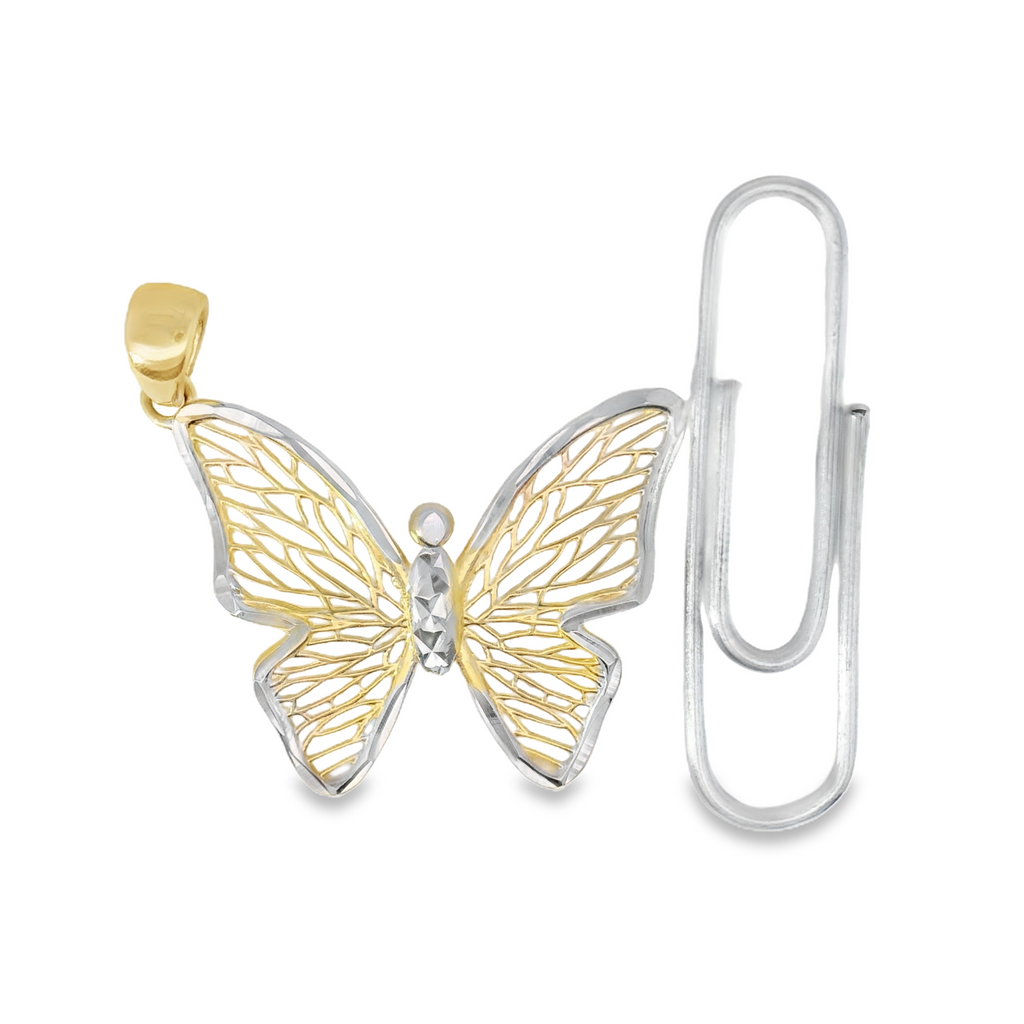Two Toned Butterfly Charm - Carter's Collective Fine Jewelry