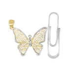 Two Toned Butterfly Charm - Carter's Collective Fine Jewelry