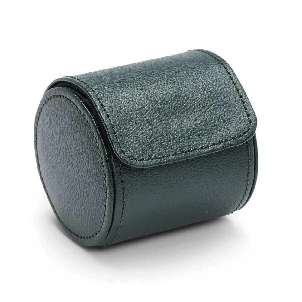 
                  
                    British Racing Green Single Watch Roll
                  
                