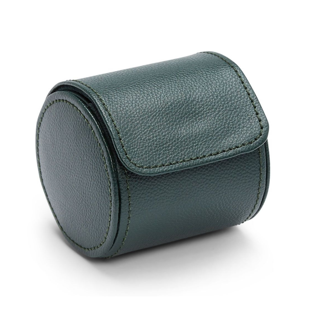 British Racing Green Single Watch Roll - Carter's Collective Fine Jewelry