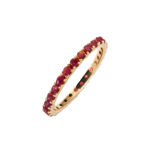 Ruby Eternity Band, 1.10 CTTW - Carter's Collective Fine Jewelry