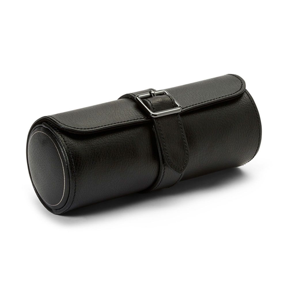 British Racing Black Triple Watch Roll - Carter's Collective Fine Jewelry