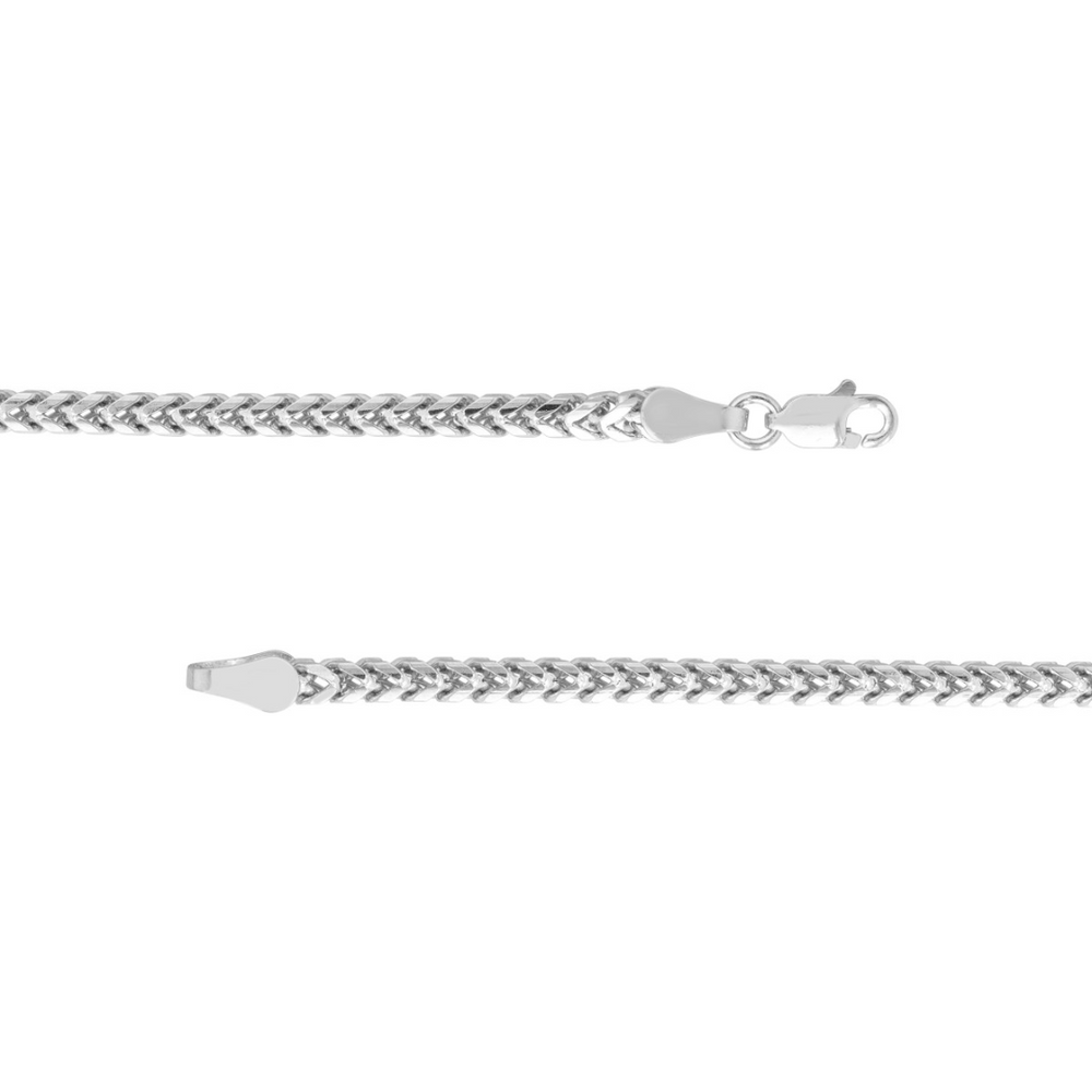 
                  
                    Men's Sterling Silver Franco Chain, 20"
                  
                