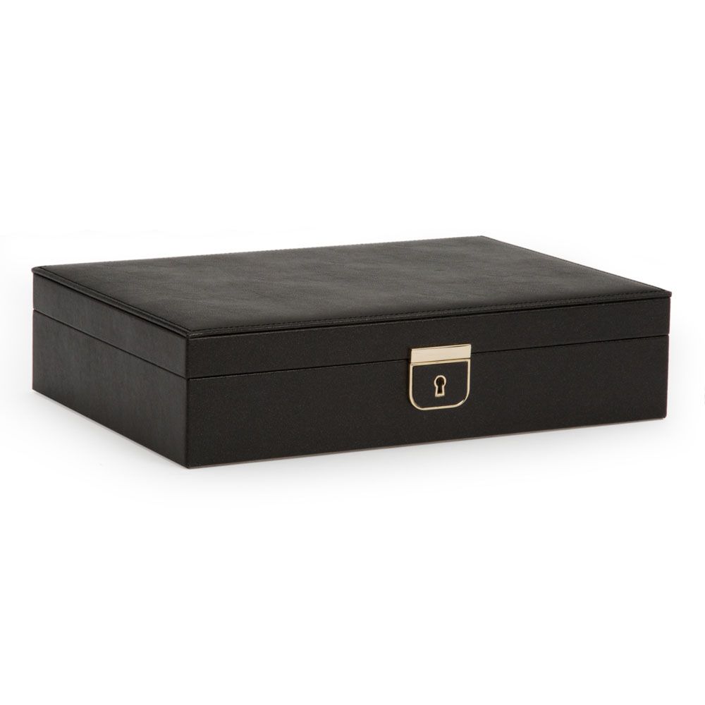 Palermo Medium Jewelry Box - Black - Carter's Collective Fine Jewelry