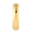 Polished Round Hoop Earrings (Pair)
