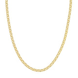 Large Light Rolo Chain Necklace, 20 Inches