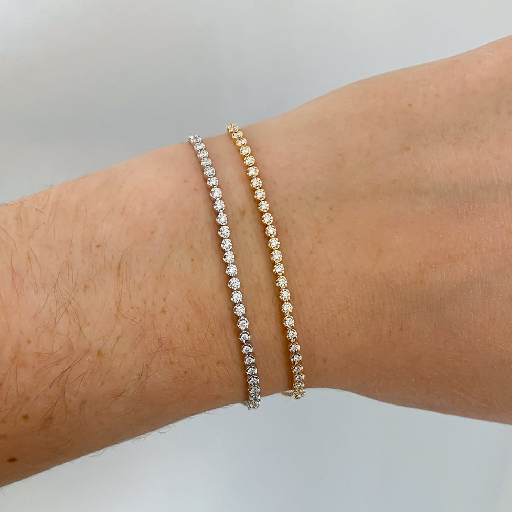 Mini Tennis Bracelet with Lobster Clasp, 0.31 CTTW - Carter's Collective Fine Jewelry