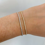 Mini Tennis Bracelet with Lobster Clasp, 0.31 CTTW - Carter's Collective Fine Jewelry
