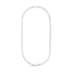 Sterling Silver Paper Clip Chain Necklace, 18 Inches - Carter's Collective Fine Jewelry