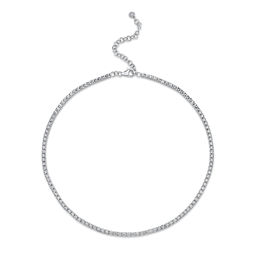 Illusion Set Diamond Tennis Necklace, 2.49 CTTW - Carter's Collective Fine Jewelry
