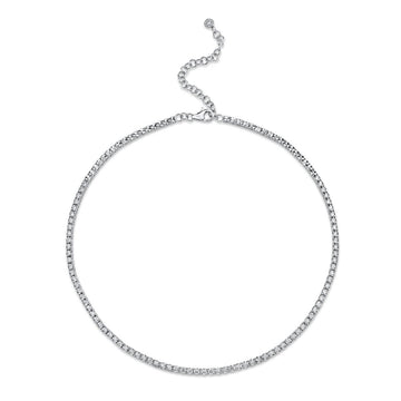 Illusion Set Diamond Tennis Necklace, 2.49 CTTW - Carter's Collective Fine Jewelry