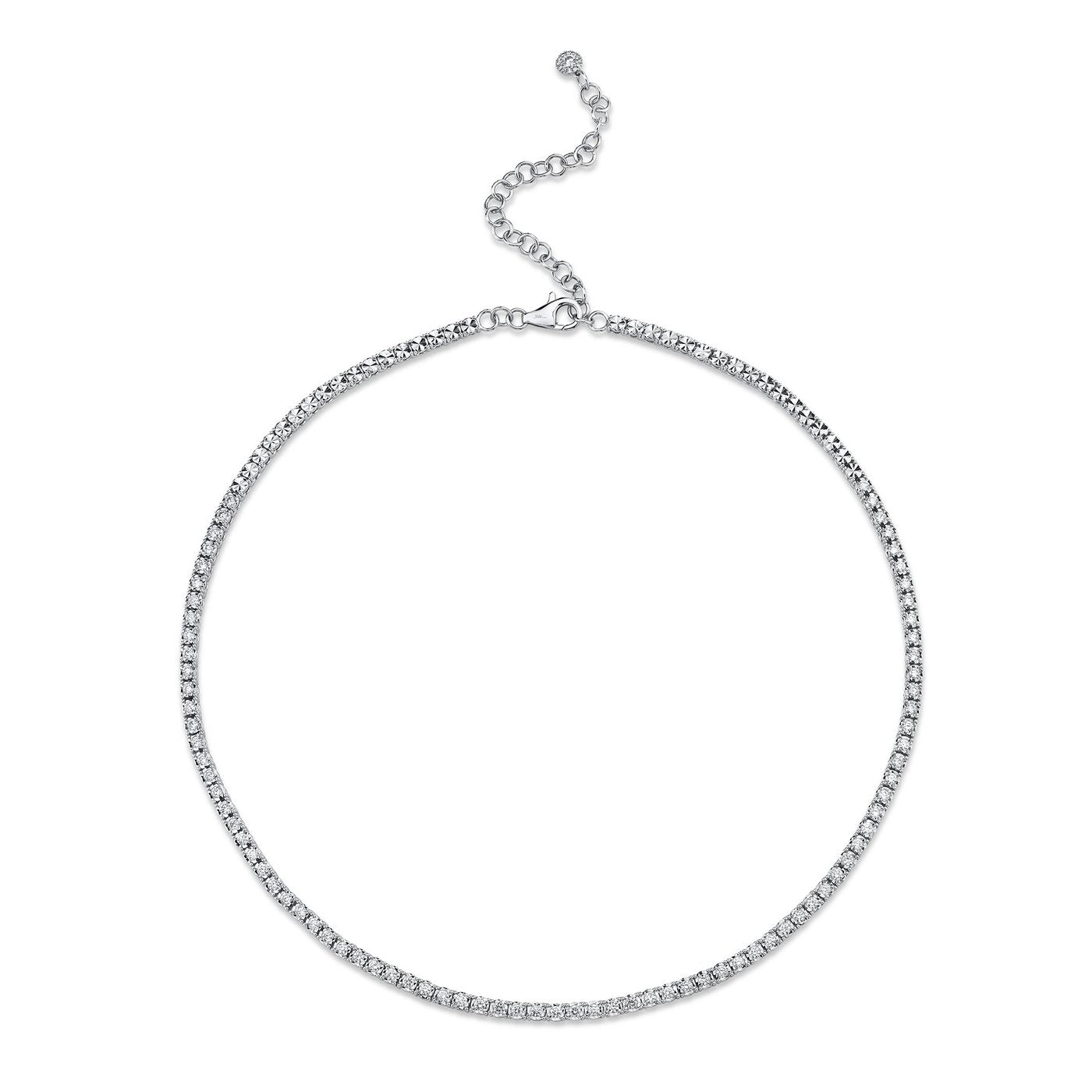 Illusion Set Diamond Tennis Necklace, 2.49 CTTW - Carter's Collective Fine Jewelry