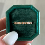 Previously Loved Scalloped Diamond Wedding Band (Sold As Is)