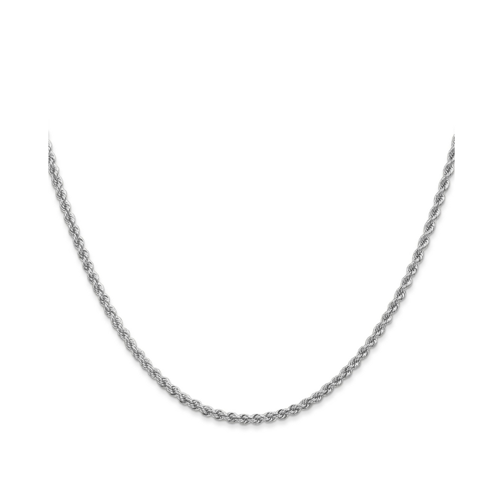 Men's Diamond Cut Rope Chain with Lobster Clasp, 18"