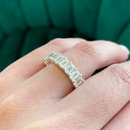 Lab Grown Emerald Cut Diamond Eternity Band, 5.64 CTTW - Last Chance - Carter's Collective Fine Jewelry
