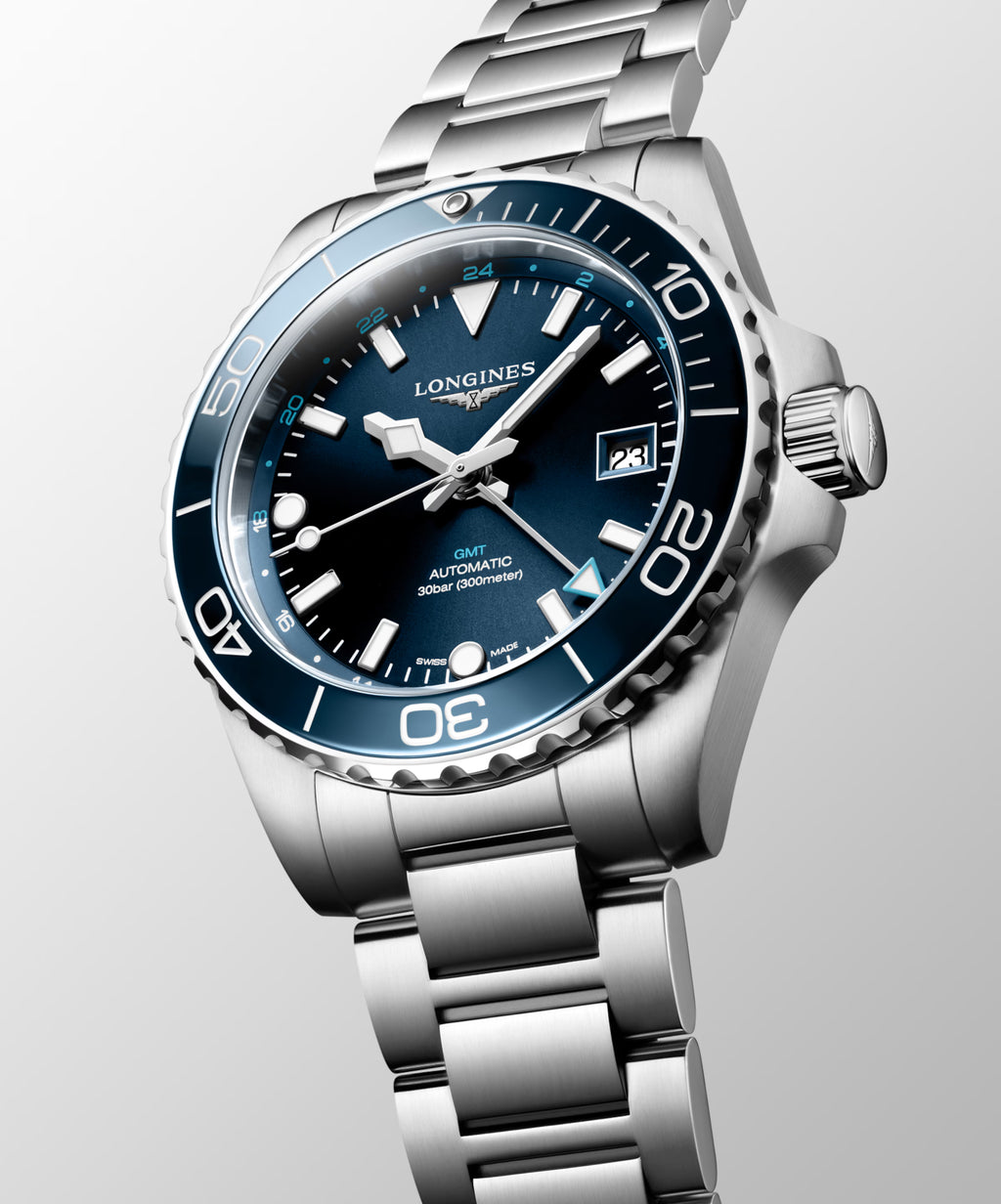 Longines "Hydroconquest" Watch with Sunray Blue Dial, 41mm - Carter's Collective Fine Jewelry