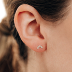Rainbow Stud Earring (Single Stud) - Last Chance - Carter's Collective Fine Jewelry