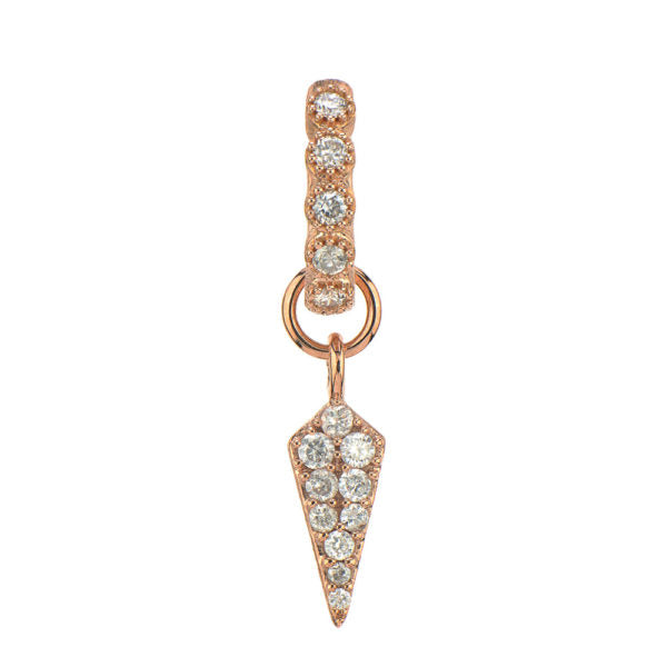 Petite Diamond Dagger Earring Charm (Single)