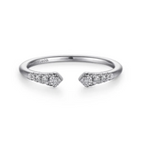 Open Diamond Stackable Wedding Band