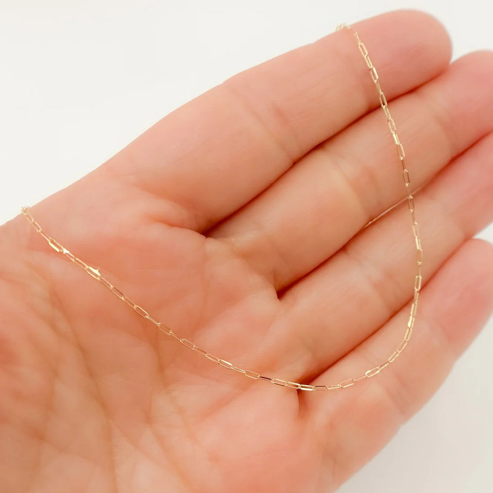 
                  
                    Mini Aphrodite Paper Clip Chain Customizable Necklace - Carter's Collective Fine Jewelry
                  
                