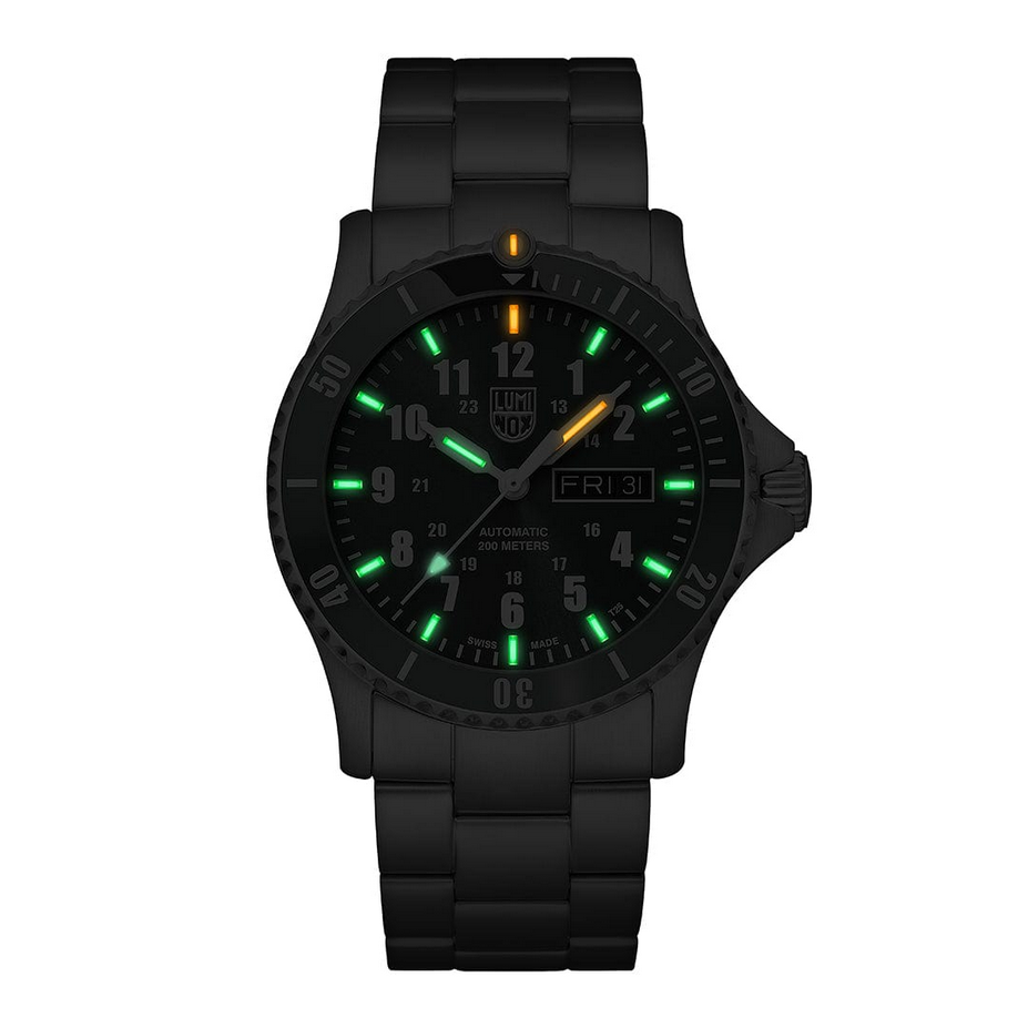 Luminox Automatic Sport Timer Dive Watch Green Dial with Stainless Band, 42mm - Carter's Collective Fine Jewelry
