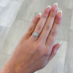 Azalea Natural Round Brilliant Cut Diamond Engagement Ring - Carter's Collective Fine Jewelry
