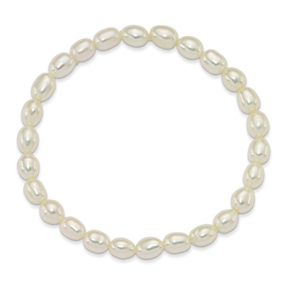 Children's Freshwater Pearl Stretch Bracelet - Carter's Collective Fine Jewelry