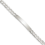 Children's Sterling Silver Engravable Curb Link Bracelet - Carter's Collective Fine Jewelry