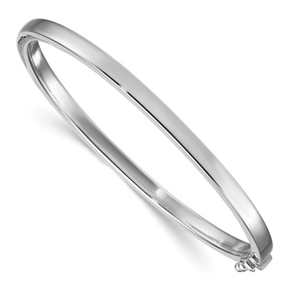 Children's Sterling Silver Hinged Bangle Bracelet