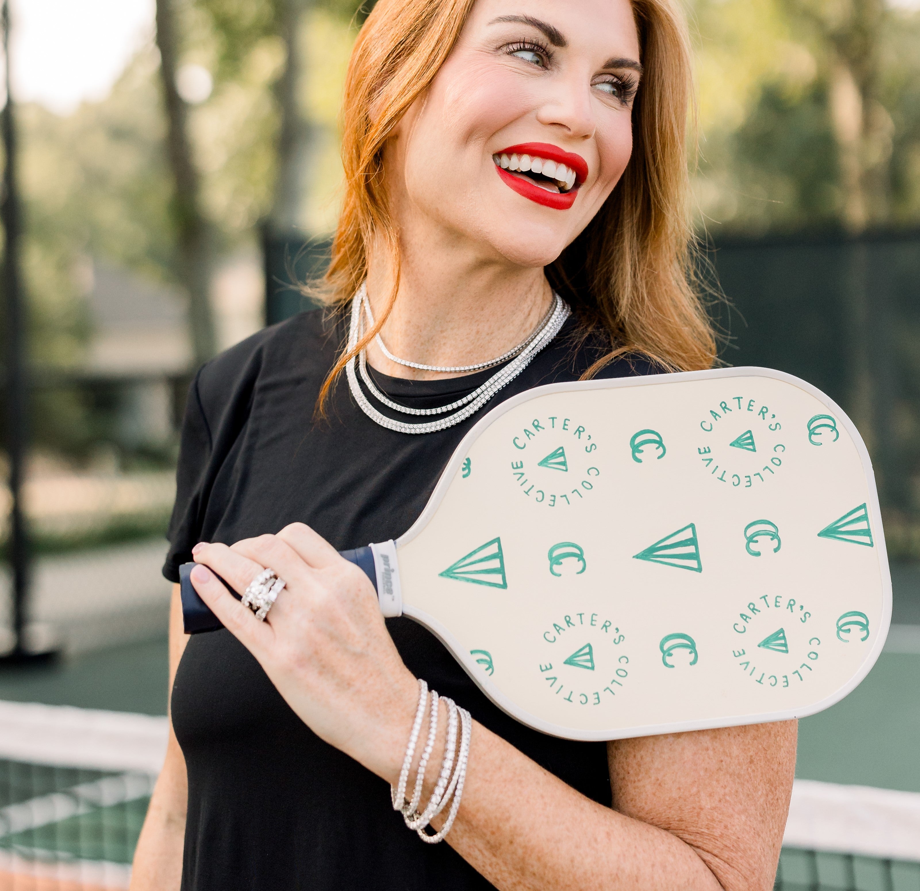 Illusion Set Diamond Tennis Necklace, 0.95 CTTW - Carter's Collective Fine Jewelry